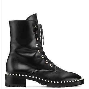 Stuart Weitzman Allie Pearl Booties 8.5